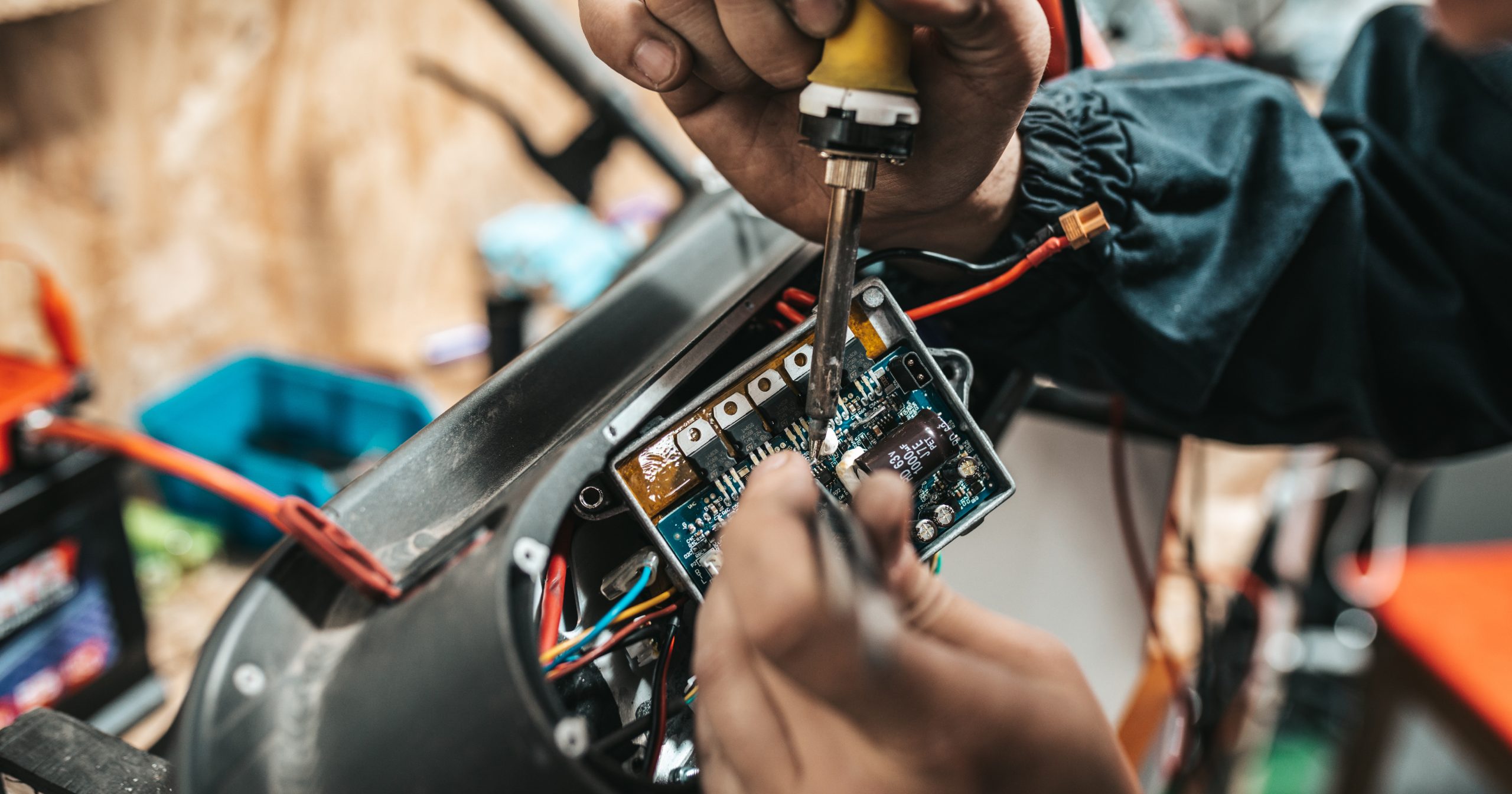 Répration trottinette électrique à Lyon à l'atelier Fix & Move